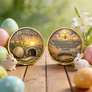 Resurrection Of Christ He Is Risen Commemorative Coin