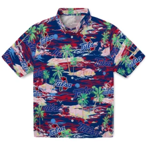 Tulsa Golden Hurricane Flamingo Retreat 2026 Hawaiian Shirt
