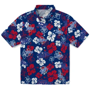 Tulsa Golden Hurricane Hibiscus Bloom Hawaiian Shirt