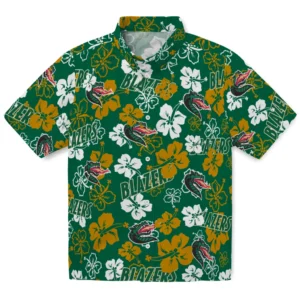 UAB Blazers Hibiscus Bloom Hawaiian Shirt
