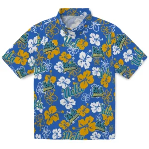 UCLA Bruins Hibiscus Bloom Hawaiian Shirt