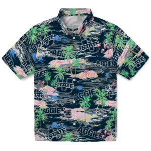 Utah State Aggies Flamingo Retreat 2026 Hawaiian Shirt