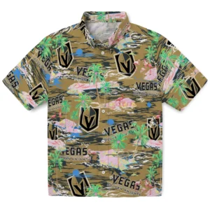 Vegas Golden Knights Flamingo Retreat 2026 Hawaiian Shirt