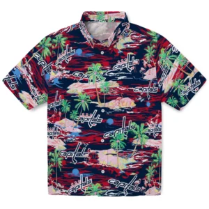 Washington Capitals Flamingo Retreat 2026 Hawaiian Shirt