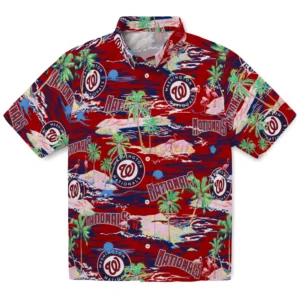 Washington Nationals Flamingo Retreat 2026 Hawaiian Shirt