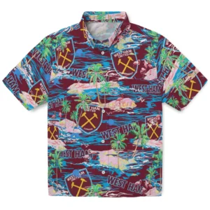 West Ham United Flamingo Retreat 2026 Hawaiian Shirt