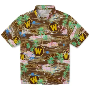 Western Michigan Broncos Flamingo Retreat 2026 Hawaiian Shirt