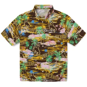 Wyoming Cowboys Flamingo Retreat 2026 Hawaiian Shirt