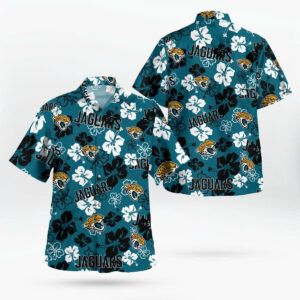 Jacksonville Jaguars Hibiscus Bloom Hawaiian Shirt
