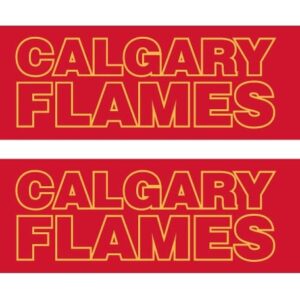 National Hockey League Calgary Flames Alt Graphic Scarf - Hockey Fan Winter Accessory