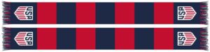 US Soccer - USMNT World Cup Classic Bar Graphic Scarf - Soccer Fan Winter Accessory