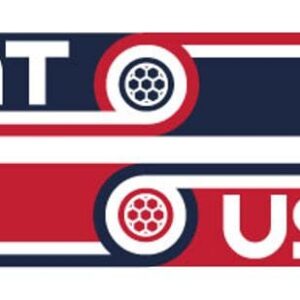 USWNT Retro Strip Graphic Scarf - Fan Winter Accessory