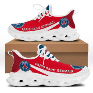 Paris Saint-Germain FC Red White Air Max Shoes & Air Cushion