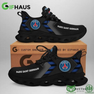 Paris Saint-Germain FC Black 2026 Air Max Shoes & Air Cushion