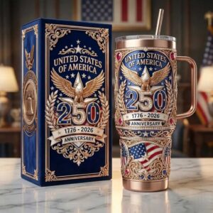 Eagle United States of America 250 Anniversary Personalized Tumbler