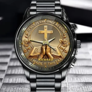 Personalized Jesus Is The Only Reason I Made It This Far Watch Christian Gifts For Him