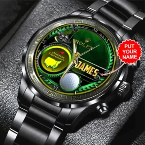 Custom RLX Masters Tournament Watch The Masters 2026 Merch Father's Day Golfer Gifts For Him