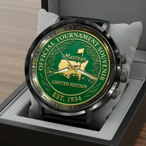 Masters Tournament Steel Watch Souvenir Est 1934 The Masters Merch Golf Dad Gift
