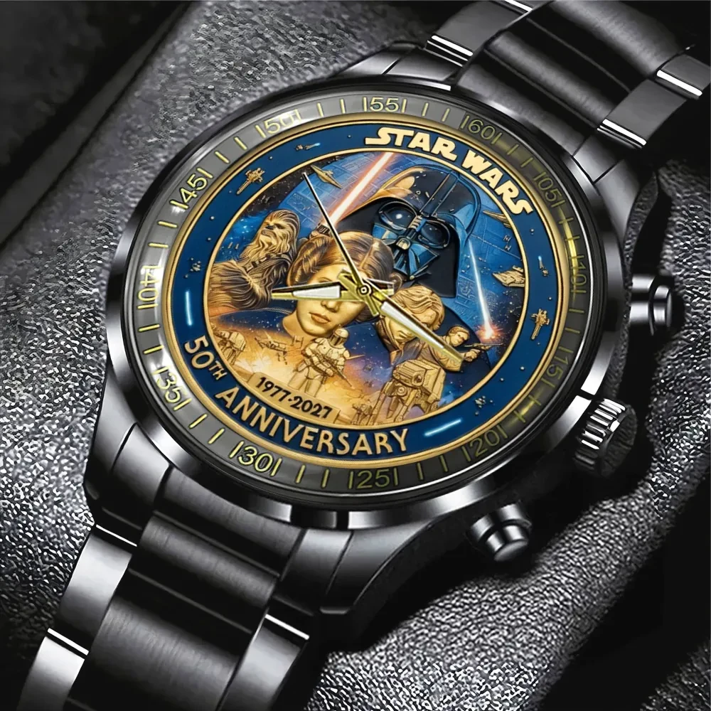 Star Wars 50Th Anniversary 1977-2027 Watch Star Wars Watch Best Gift For Film Lover 1 Star Wars 50Th Anniversary 1977 2027 Watch Star Wars Watch Best Gift For Film Lover