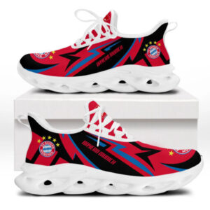 Bayern Munich Printed Logo 3D 2026 Air Max Shoes & Air Cushion-Black and Red