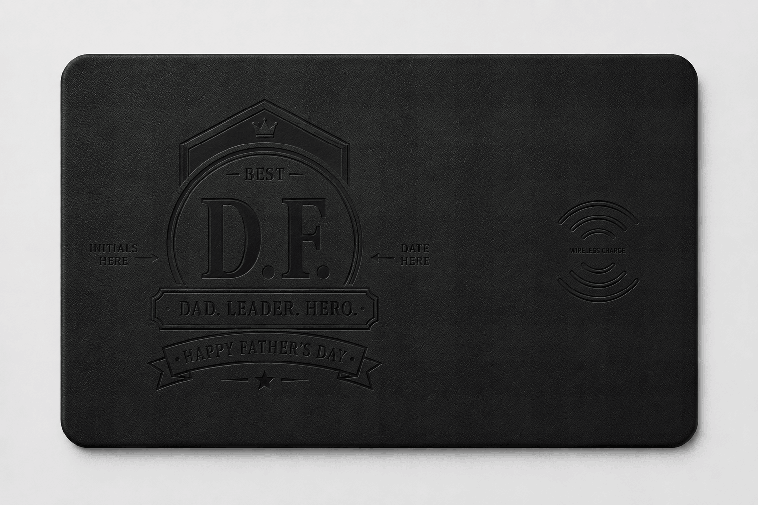 Custom Wireless Charging Desk Mat Dad Leader Hero Father’s Day Meaningful Gift 1 Custom Wireless Charging Desk Mat Dad Leader Hero Father’s Day Meaningful Gift