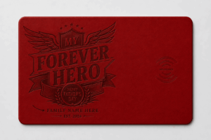 Custom Wireless Charging Desk Mat My Forever Hero Father’s Day Meaningful Gift