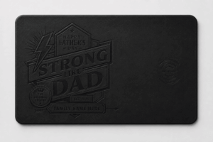 Custom Wireless Charging Desk Mat Strong Like Dad Father’s Day Meaningful Gift