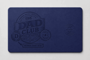 Custom Wireless Charging Desk Mat The Dad Club Built On Purpose Father’s Day Meaningful Gift