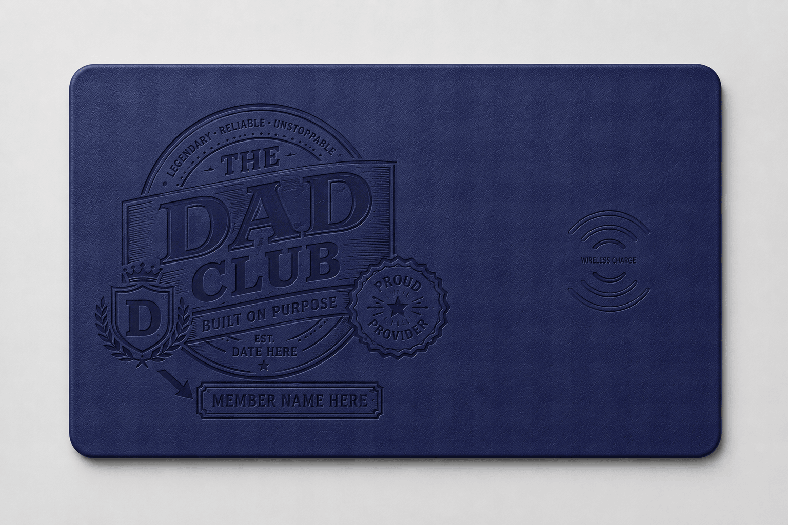 Custom Wireless Charging Desk Mat The Dad Club Built On Purpose Father’s Day Meaningful Gift 1 Custom Wireless Charging Desk Mat The Dad Club Built On Purpose Father’s Day Meaningful Gift