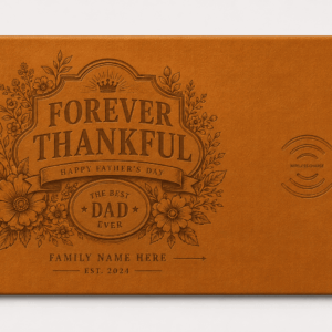 Custom Wireless Charging Desk Mat Forever Thankful Father’s Day Meaningful Gift