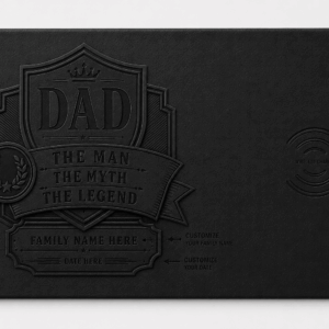 Custom Wireless Charging Desk Mat Dad The Man The Myth The Legend Father’s Day Meaningful Gift