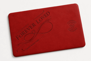 Custom Wireless Charging Desk Mat Forever Loved Father’s Day Meaningful Gift