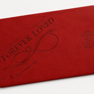 Custom Wireless Charging Desk Mat Forever Loved Father’s Day Meaningful Gift