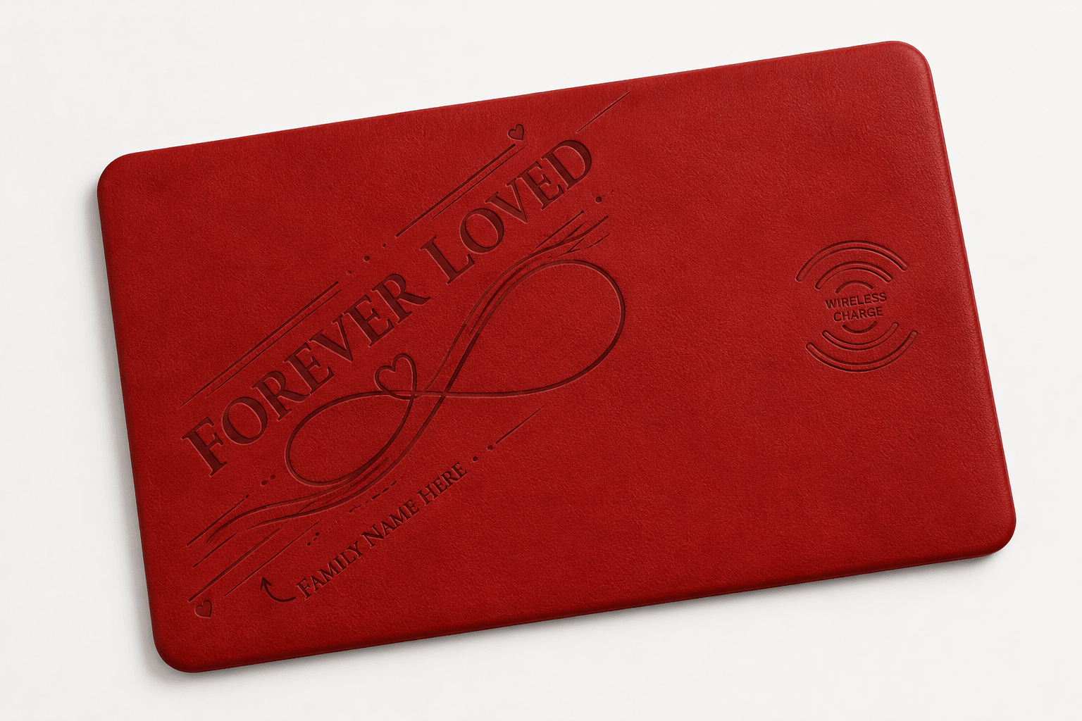 Custom Wireless Charging Desk Mat Forever Loved Father’s Day Meaningful Gift 1 Custom Wireless Charging Desk Mat Forever Loved Father’s Day Meaningful Gift