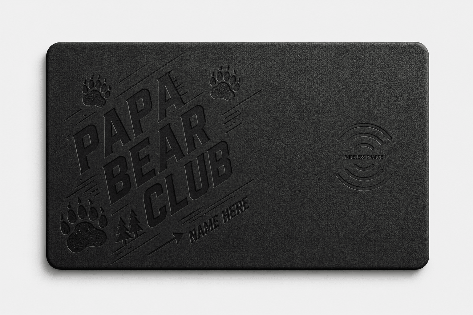 Custom Wireless Charging Desk Mat Papa Bear Club Father’s Day Meaningful Gift 1 Custom Wireless Charging Desk Mat Papa Bear Club Father’s Day Meaningful Gift