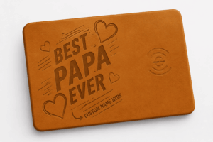 Custom Wireless Charging Desk Mat Best Papa Ever Father’s Day Meaningful Gift