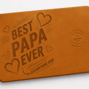 Custom Wireless Charging Desk Mat Best Papa Ever Father’s Day Meaningful Gift