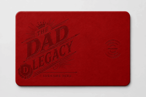 Custom Wireless Charging Desk Mat The Dad Legacy Father’s Day Meaningful Gift