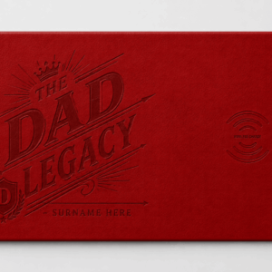 Custom Wireless Charging Desk Mat The Dad Legacy Father’s Day Meaningful Gift