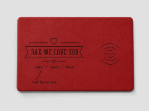 Custom Wireless Charging Desk Mat Dad We Love You Father’s Day Meaningful Gift