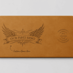 Custom Wireless Charging Desk Mat Our First Hero Father’s Day Meaningful Gift
