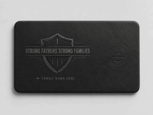 Custom Wireless Charging Desk Mat Strong Fathers Strong Families Father’s Day Meaningful Gift