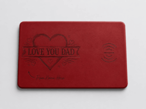 Custom Wireless Charging Desk Mat Love You Dad Father’s Day Meaningful Gift