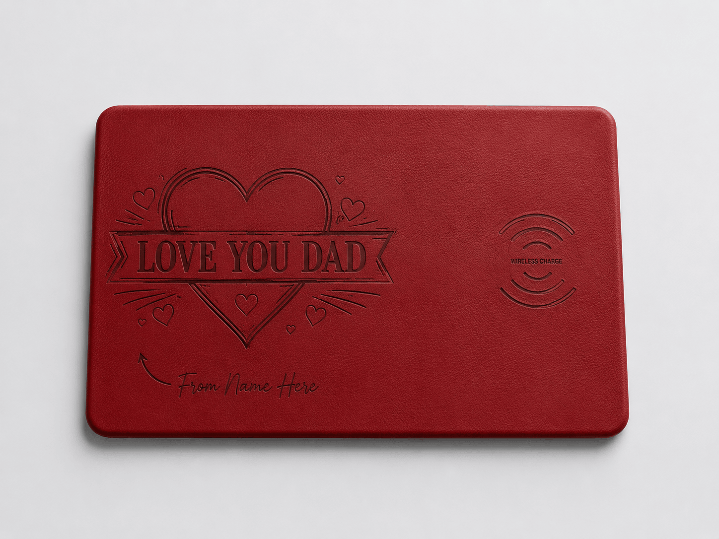 Custom Wireless Charging Desk Mat Love You Dad Father’s Day Meaningful Gift 1 Custom Wireless Charging Desk Mat Love You Dad Father’s Day Meaningful Gift