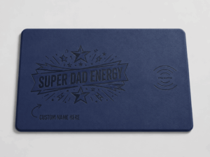 Custom Wireless Charging Desk Mat Super Dad Energy Father’s Day Meaningful Gift