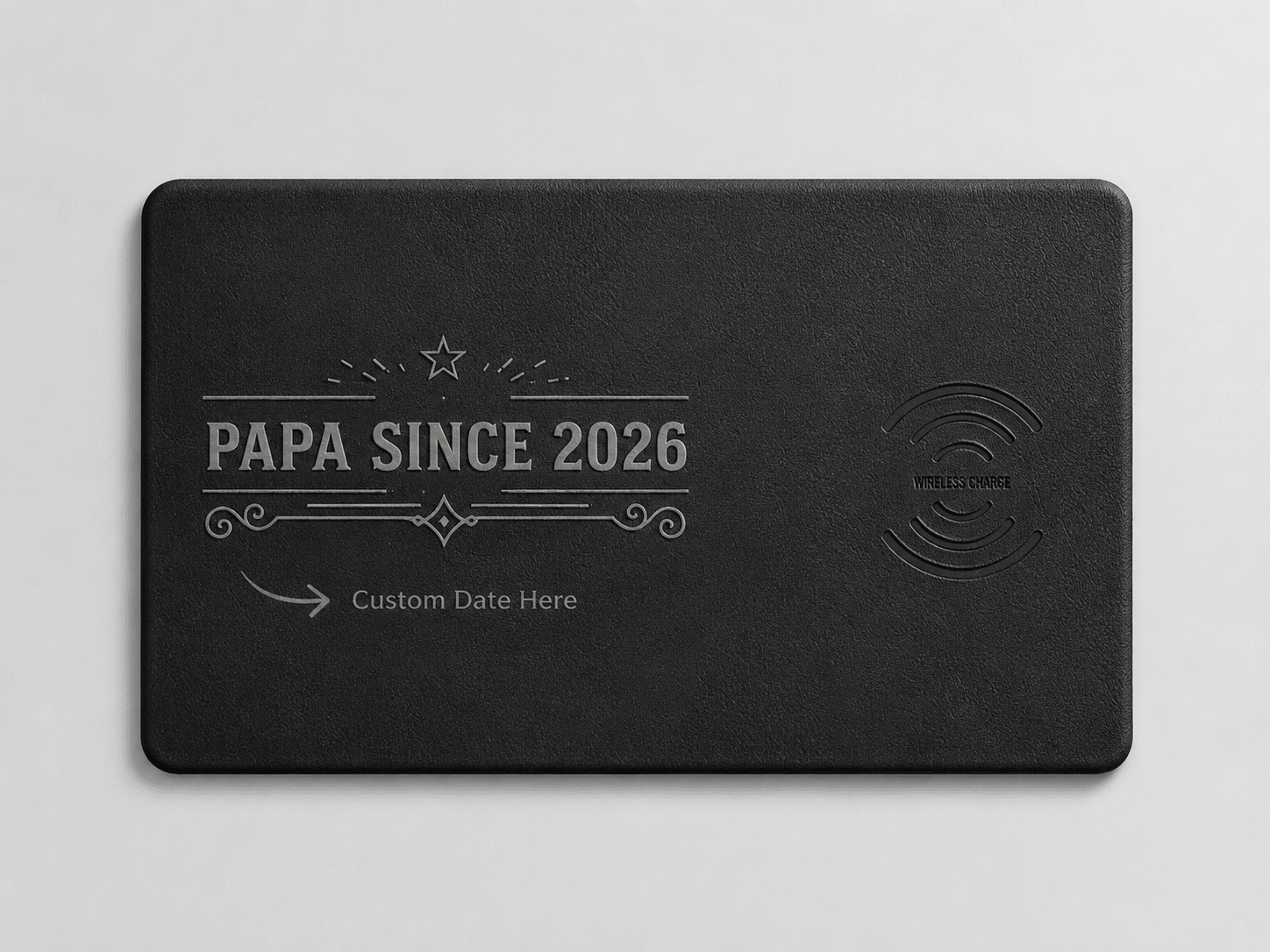 Custom Wireless Charging Desk Mat Papa Since 2026 Father’s Day Meaningful Gift 1 Custom Wireless Charging Desk Mat Papa Since 2026 Father’s Day Meaningful Gift