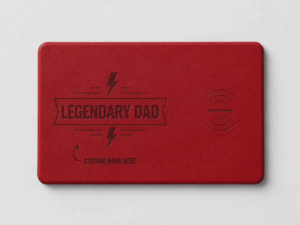 Custom Wireless Charging Desk Mat Legendary Dad Father’s Day Meaningful Gift