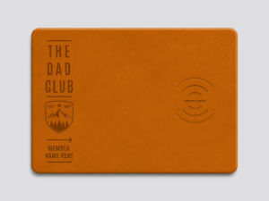 Custom Wireless Charging Desk Mat The Dad Club Father’s Day Meaningful Gift