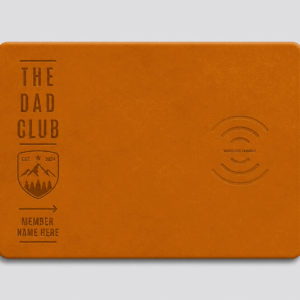 Custom Wireless Charging Desk Mat The Dad Club Father’s Day Meaningful Gift