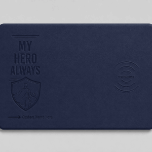 Custom Wireless Charging Desk Mat My Hero Always Father’s Day Meaningful Gift